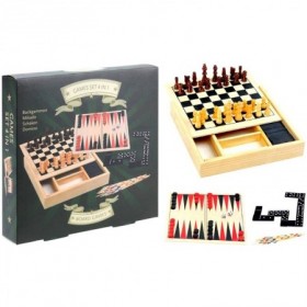 Comprar Juego Sobremesa 4 En 1 Madera Importacion 205610 al Mejor Precio