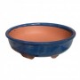 Comprar Maceta Bonsai Redonda Ceramica Azul Kormax 144191 al Mejor Precio