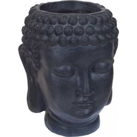 Comprar Maceta Cabeza Buda Negra 34 Cm Progarden 144144 al Mejor Precio