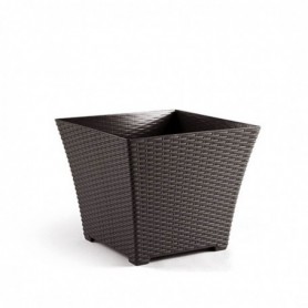 Comprar Maceta Rattan 30X30X26 Cm Wengue Plasticforte 035299 al Mejor Precio