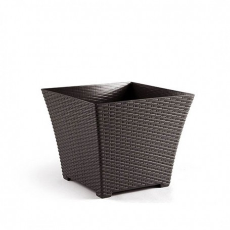 Comprar Maceta Rattan 30X30X26 Cm Wengue Plasticforte 035299 al Mejor Precio