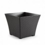 Comprar Maceta Rattan Cuadrada 37 Cm Wengue Plasticforte 035208 al Mejor Precio