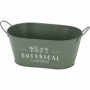 Comprar Macetero Cesta Chapa Verde 26X16X12 Cm Importacion 140161 al Mejor Precio