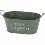 Comprar Macetero Cesta Chapa Verde 26X16X12 Cm Importacion 140161 al Mejor Precio