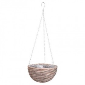 Comprar Macetero Colgar Mimbre Natural 30X16 Cm Importacion 144145 al Mejor Precio