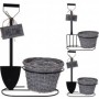 Comprar Macetero Metal Pala/Horca 22X46 Cm Importacion 144065 al Mejor Precio