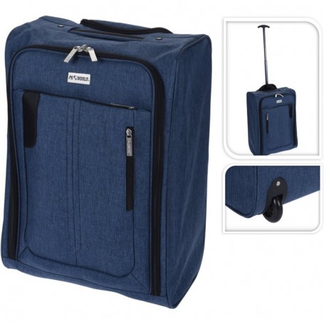 Comprar Maletas Ruedas Polyester Azul 35X50X20 Cm Proworld 201176 al Mejor Precio