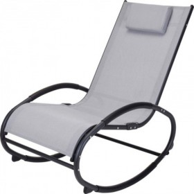 Comprar Mecedora Metal Txt Gris Claro Importacion 206638 al Mejor Precio