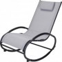 Comprar Mecedora Metal Txt Gris Claro Importacion 206638 al Mejor Precio