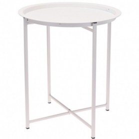 Comprar Mesa Baja Plegable Blanca 46X52 Cm Importacion 206835 al Mejor Precio
