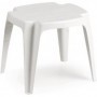 Comprar Mesa Baja Taburete Solid Blanco Progarden 206675 al Mejor Precio