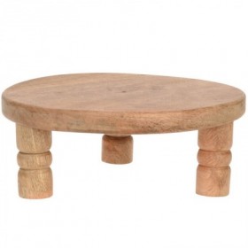 Comprar Mesa Mini Madera Mango 24 Cm Importacion 017068 al Mejor Precio