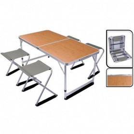 Comprar Mesa Plegable 120X60 Cm + 4 Taburetes Conjunto Importacion 206619 al Mejor Precio