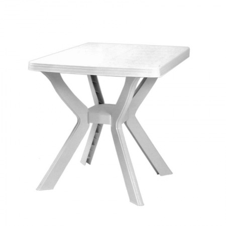 Comprar Mesa Resina 70X70 Cm Blanca Atlas 206500 al Mejor Precio