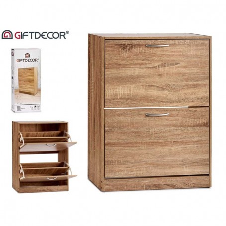Comprar Mueble Zapatero Madera 60X24X80 Cm Giftdecor 017080 al Mejor Precio