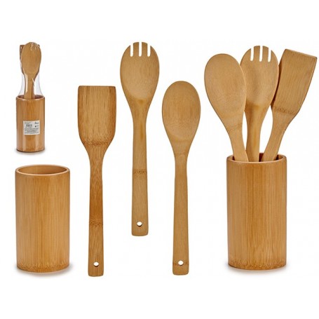 Comprar Paletas 3 Piezas + Cubo Bambu Juego Arteregal 024090 al Mejor Precio