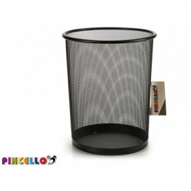 Comprar Papelera Rejilla Negra 23,5X27 Cm Pincello 036007 al Mejor Precio