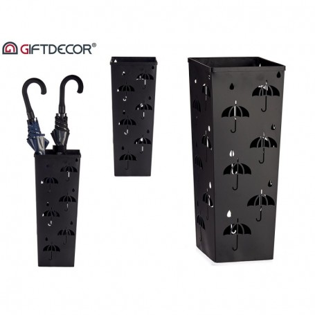 Comprar Paraguero Metal Paraguas Negro Giftdecor 015009 al Mejor Precio