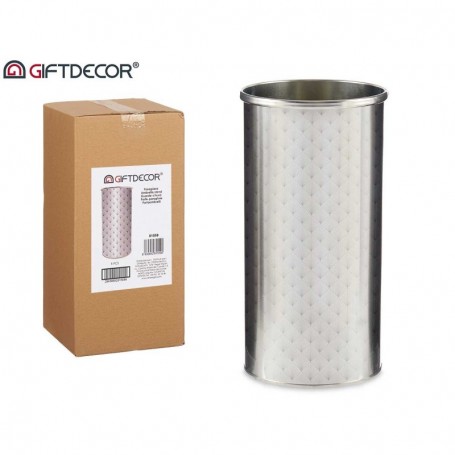 Comprar Paraguero Metal Plata Rombos 22X13,8 Cm Giftdecor 015101 al Mejor Precio