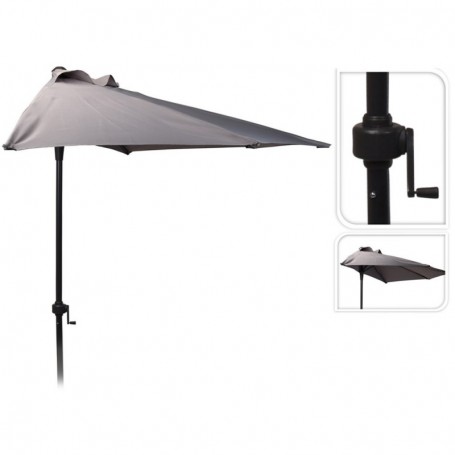 Comprar Parasol Mural Manivela 250 Cm Gris Importacion 202042 al Mejor Precio