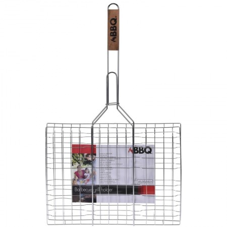 Comprar Parrilla Doble Mango Madera 34X24 Cm Bbq 050120 al Mejor Precio