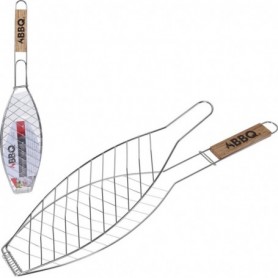 Comprar Parrilla Pescado Mango Madera 58X14 Cm Bbq 050118 al Mejor Precio