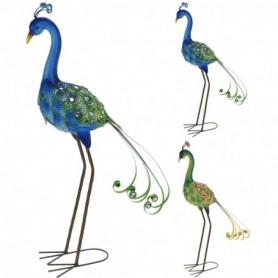 Comprar Pavo Real Metal 37X12X78 Cm Importacion 143706 al Mejor Precio
