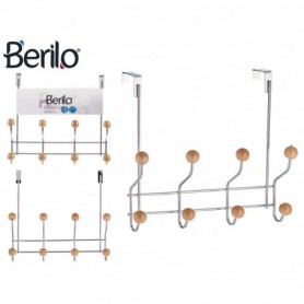Comprar Perchero Puerta 8 Pomos Madera Berilo 031172 al Mejor Precio