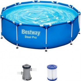Comprar Piscina Steel Pro + Depuradora 305X76 Cm 56679 Bestway 256867 al Mejor Precio