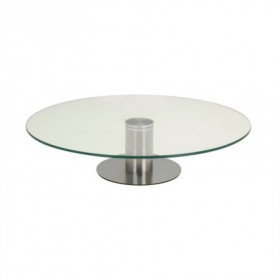 Comprar Plato Tarta Vidrio Inoxidable 30 Cm Excellent 020472 al Mejor Precio