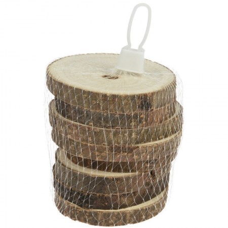 Comprar Posavasos Madera Tronco 8 Cm Bolsa 8 Importacion 024029 al Mejor Precio