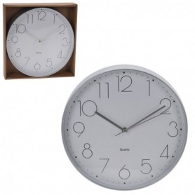 Comprar Reloj Pared Gris 30Cm Importacion 262751 al Mejor Precio