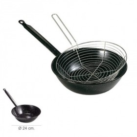 Comprar Sarten Esmalte Cestillo 24 Cm Ideal 176085 al Mejor Precio