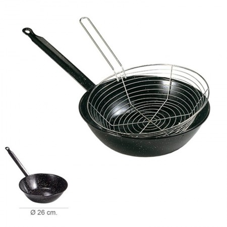 Comprar Sarten Esmalte Cestillo 26 Cm Ideal 176086 al Mejor Precio