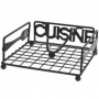 Comprar Servilletero Metal Negro Cuisine Excellent 019073 al Mejor Precio