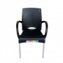 Comprar Sillon Resina Aluminio Ourika Negro Atlas 206599 al Mejor Precio
