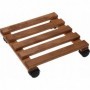 Comprar Soporte Maceta Ruedas Madera Cuadrado Importacion 143618 al Mejor Precio