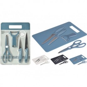 Comprar Tabla + Pelador + Tijeras + 2 Cuchillos Excellent 019372 al Mejor Precio
