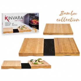 Comprar Tabla Bambu Placa Vitro 28 Cm Lote 2 Kinvara 024041 al Mejor Precio