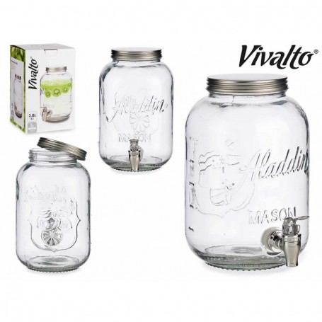 Comprar Tarro Con Grifo 3,8 Litros Vivalto 020498 al Mejor Precio