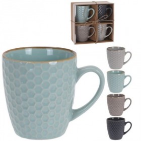 Comprar Tazas Mug Texturas 200 Ml 4 Piezas Lote 4 Excellent 257089 al Mejor Precio