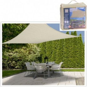 Comprar Tela Sombra 3X3 M Crema Ambiance 202148 al Mejor Precio