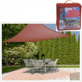 Comprar Tela Sombra 3X3 M Roja Ambiance 202150 al Mejor Precio