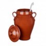 Comprar Tinaja Orza Barro 2,5 L. 28X21Cm + Cazo La Dehesa 257977 al Mejor Precio