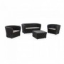 Comprar Tresillo Nova Confort Grafito Conjunto Shaf 206680 al Mejor Precio