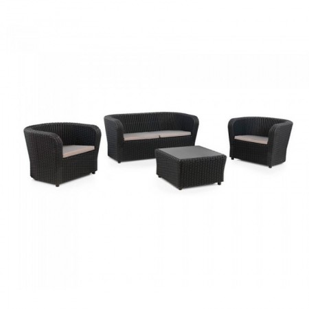Comprar Tresillo Nova Confort Grafito Conjunto Shaf 206680 al Mejor Precio