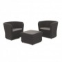 Comprar Tresillo Nova Tete A Tete Grafito Conjunto Shaf 206681 al Mejor Precio