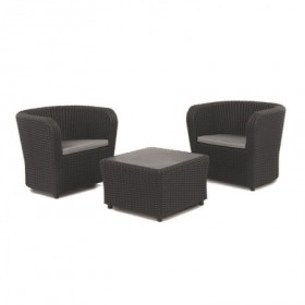 Comprar Tresillo Nova Tete A Tete Grafito Conjunto Shaf 206681 al Mejor Precio