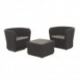 Comprar Tresillo Nova Tete A Tete Grafito Conjunto Shaf 206681 al Mejor Precio