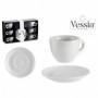 Comprar Tazas Con Plato Porcelana 250 Ml 6 Piezas Caja 6 Vessia 257096 al Mejor Precio